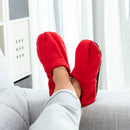 Zapatillas de Casa Calentables en Microondas InnovaGoods Rojo